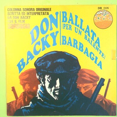 DON BACKY SCHEIBE 45 UMDREHUNGEN DB 005 BALLADEN FÜR EINE SCHWINGE/BARBAGIA