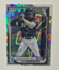 2024 Bowman Chrome RYAN BURROWS 1st RC Lava Refractor 198/399 #BCP-119