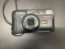 Canon Sure Shot TeleMax Date 35mm Point  Shoot Film Camera Tested - Clean