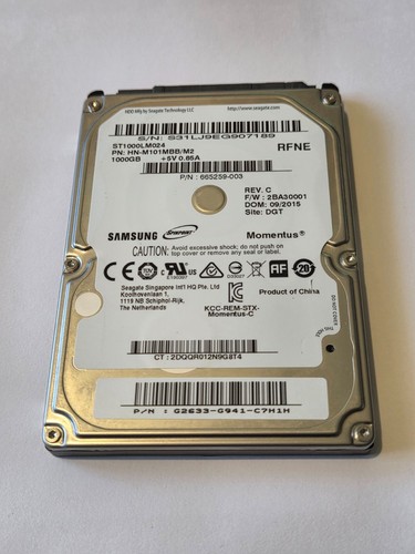 Samsung 1TB ST1000LM024 5400RPM SATA 2,5" Laptop HDD Festplatte
