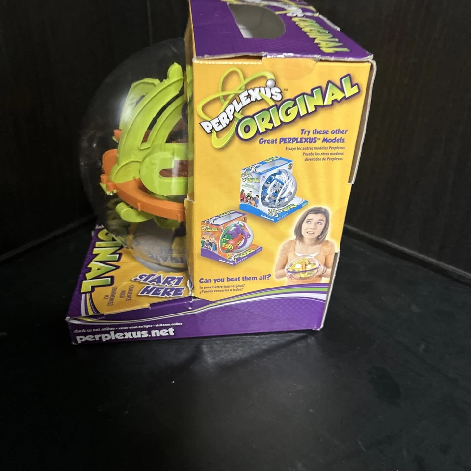 Perplexus Original Maze Craze Ball Brain Teaser New Old Stock CIB Damaged Box - Image 3 of 4