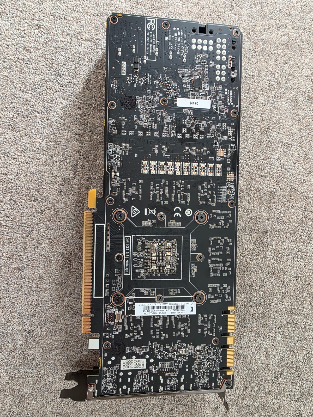 ZOTAC NVIDIA GeForce GTX 1080 Ti 11GB Graphics Card