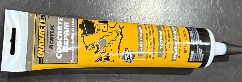 Quikrete 862013 5.5oz Textured Concrete Repair Weather Resistant Sealant