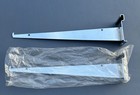 14" Gridwall Shelf Brackets with Lip Chrome Knife Shelf Brackets Grid Wall 2 pcs — photo 5