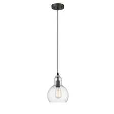 Chloe Lighting CH2S113RB08-DP1 Leilani Transitional 1 Light Rubbed Bronze Min...