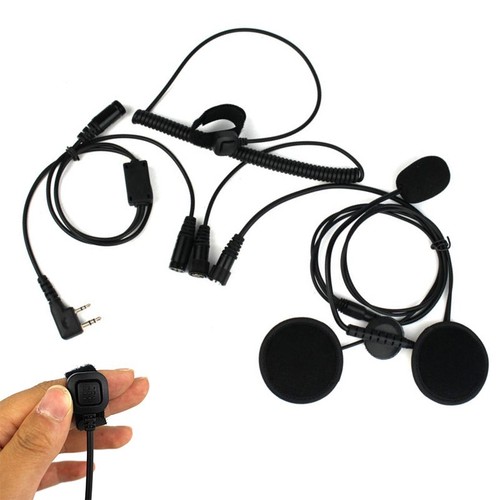 Microphone Headset 2-Pin 1pcs Earpiece For BAOFENG/Kenwood For Communication - Zdjęcie 6 z 11