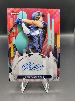 2025 Topps Finest KERRY CARPENTER #FA-KC 5/5 RED AUTOGRAPH DETROIT TIGERS! 