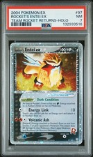 ROCKET'S ENTEI EX HOLO 97/109 TEAM ROCKET RETURNS POKEMON PSA 7 on eBay