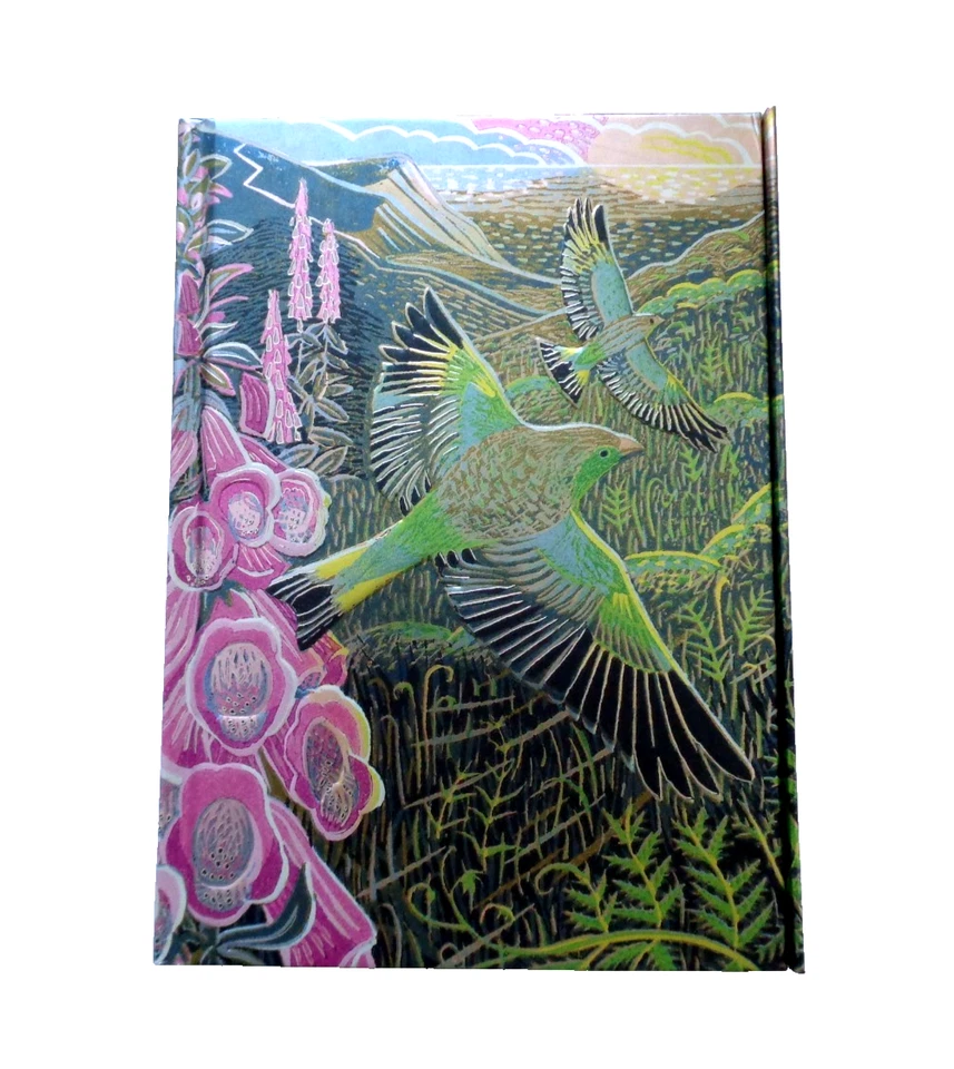 Notizbuch Annie Soudain: Foxgloves and Finches Magnetverschluss LEYKAM ALPINA