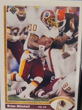 1991 Upper Deck #691 Brian Mitchell