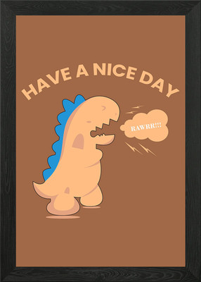 Have A Nice Day Gerahmtes Wandbild Poster Leinwanddruck Bild