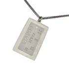 CHANEL Necklace Coco Mark Marble Shell Plate No.5 PARIS 31 Logo Silver