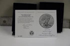 2019-S Enhanced Reverse Proof $1 American Silver Eagle Box & COA Only | No Coin