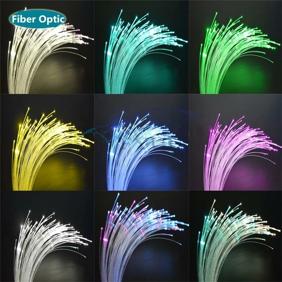 Kit de luces estrella techo techo coche 3M 300 piezas luces LED RGB proyector luces de fibra óptica Foto 4 de 4