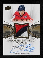2020-21 Upper Deck The Cup 3/50 Connor McMichael #ER-CO Auto 0c3