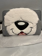 Cartera Loungefly Disney la Sirenita Max Perro Juegos con disfraces Peluche Cremallera Alrededor NUEVA
