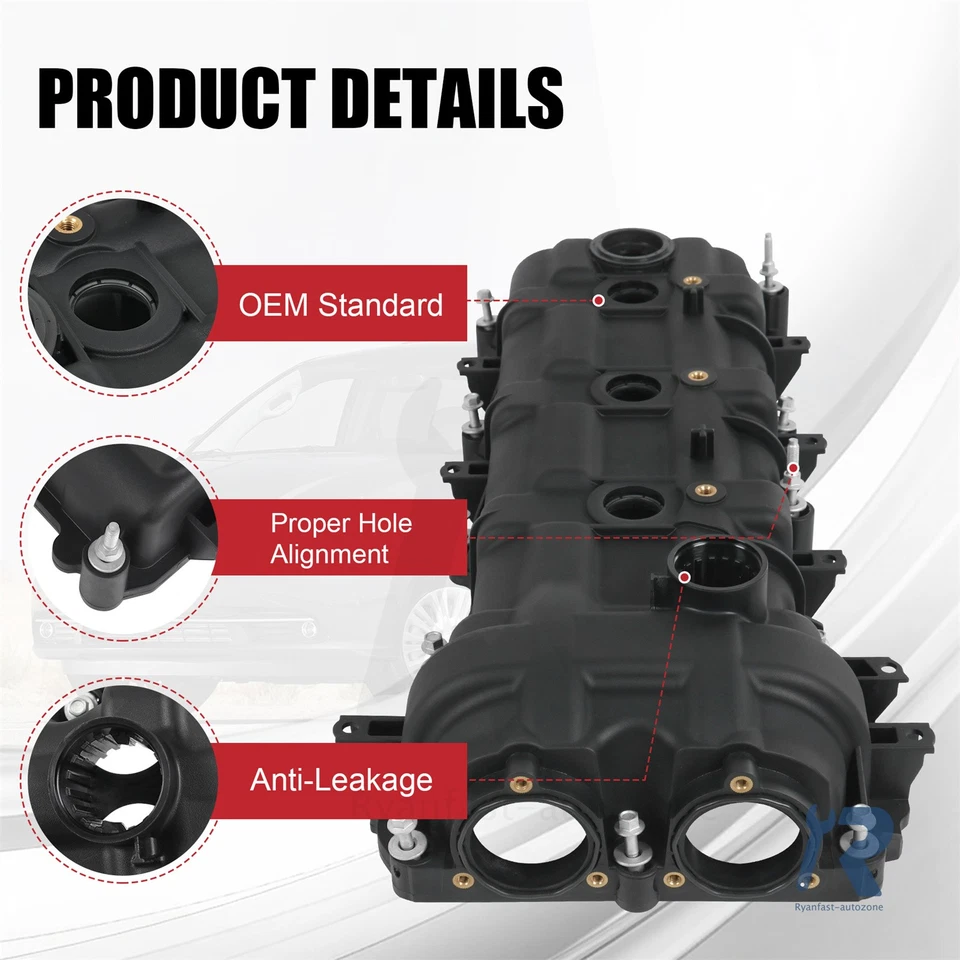 Engine Valve Cover for Chrysler 300 Dodge Charger Jeep Ram 1500 3.6L 2011-2021 Foto 3 de 4