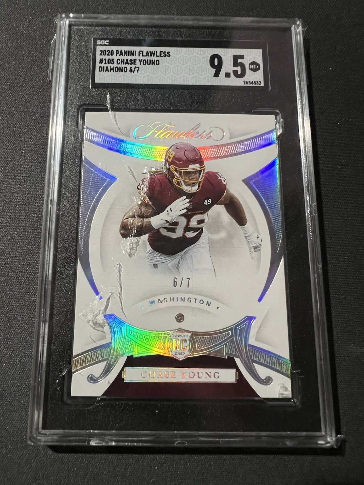 Chase Young Panini Flawless #105 Diamond