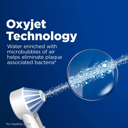 Oral-B Water Flosser Advanced Aquafloss 1 unidad (paquete de 4), blanco y azul - Imagen 2 de 6