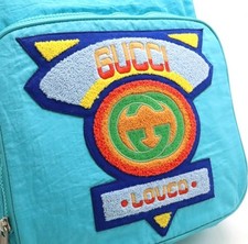 GUCCI Terry Cross Patch Patchwork Interlockin...