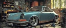 Porsche 911 Rosti Polyester 2D Poster 400x180cm Werkstatt CupRennsport Legen4267