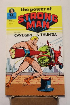 POWER OF STRONGMAN #1 (1989) Cave Girl, Gardner F Fox, Bob Powell, AC Comics