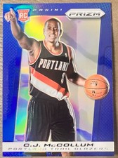 2013-14 Panini Prizm #283 C.J. McCollum Prizms Blue Rookie RC