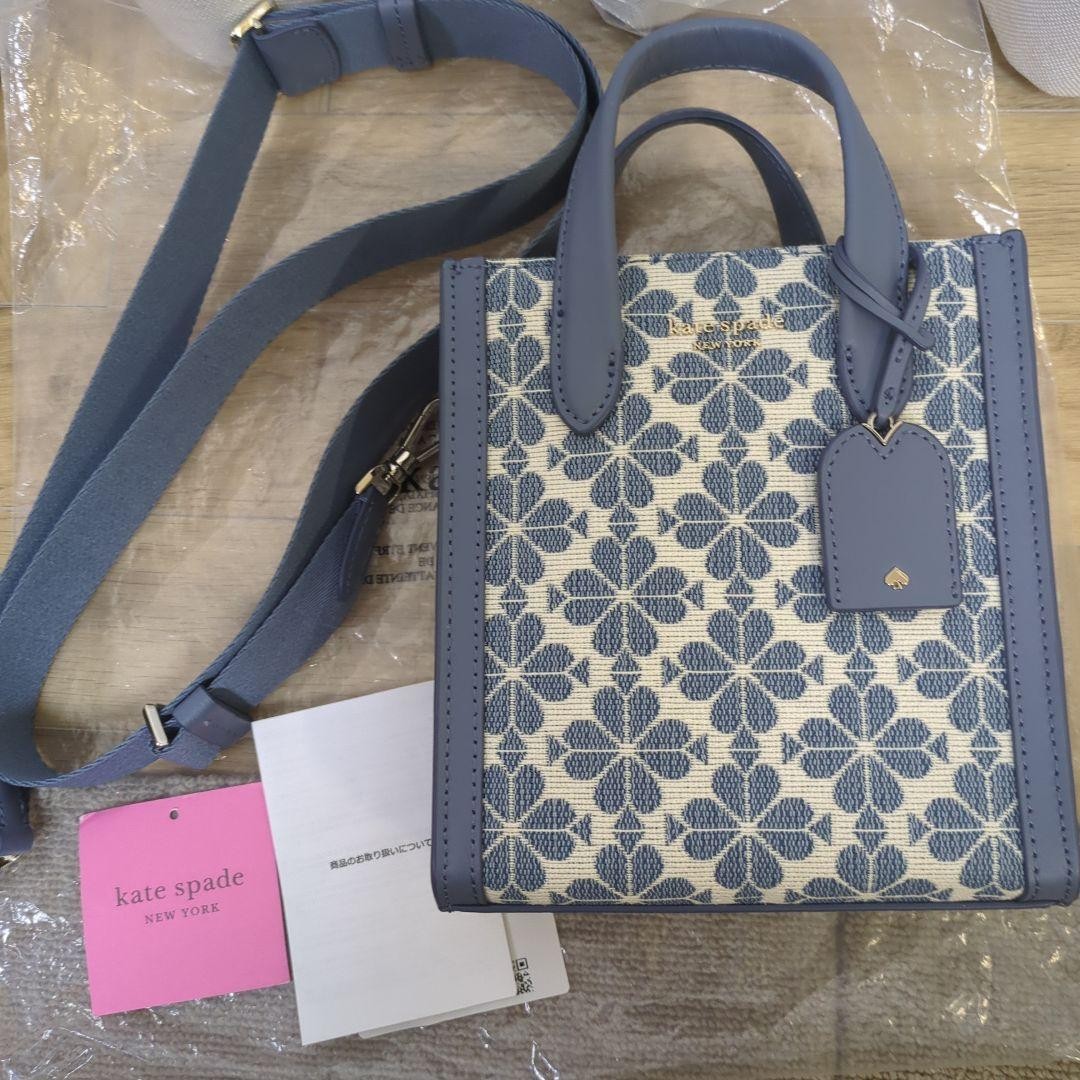 ショルダーバッグ・ポシェット Kate Spade KK568 Spade Flower Canvas Manhattan Mini Tote Kate Spade Manhattan Mini Tote Spade Flower 2way Shoulder