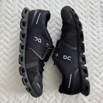 On Running On Cloud 5 Mens All Black Athletic Sneakers Shoes, Size 14 (59.98986)