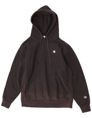 Champion Herren Reverse Weave Hoodie Pullover Large schwarz Baumwolle DF05