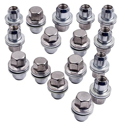 FULL ALLOY WHEEL NUT SET FIT FÜR RANGE ROVER DISCOVERY SPORT X16 NUTS RRD500290