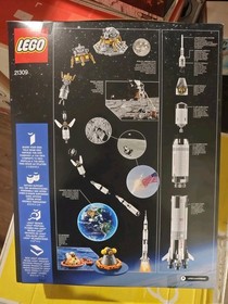 LEGO 21309 Ideas NASA Apollo Saturn V - Brand New Retired Set, box minor damage
