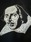 QTees Shakespeare Pop Art Black Canvas Tote Bag, Cloth Shopping Bag  — photo 5
