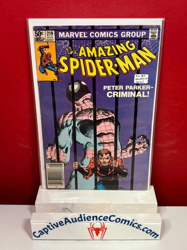 Amazing Spider-Man, The Vol. 1 #219 - Newsstand Variant - FN