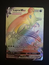 Lapras VMAX 203/202 Rainbow Rare 2020 Pokemon Sword & Shield Card
