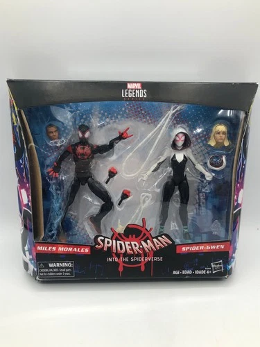 Marvel Legends Spider-Man Miles Morales Spider-Gwen Spider-Verse Exclusivo