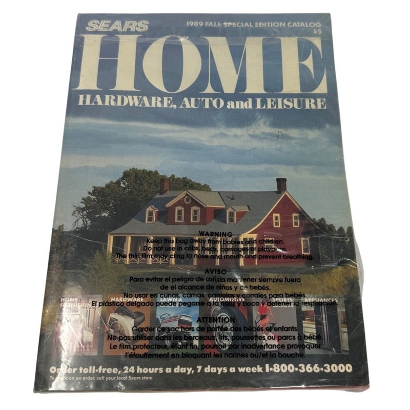 Vintage 1989 Sears Fall Special Edition Catalog Home Hardware Auto Leisure New