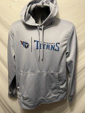New Era NFL Combine Authentic Tennessee Titans Size Large Hoodie Gray Cotton