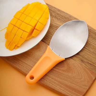 Multifunctional Fruit Spoon Mango Slicer Cutter Watermelon Cutting Knife Mango D