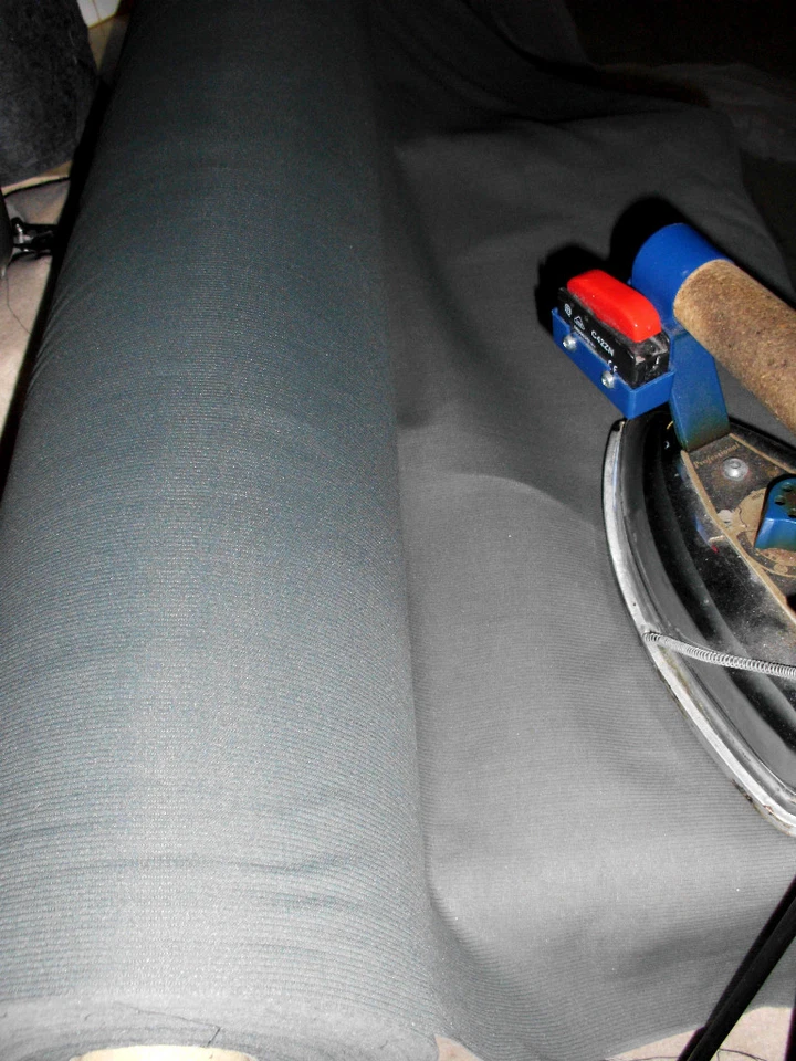 MARKEN WARE (4,45 € /m) 2 m EU Ware Klebende Bügeleinlage 90 cm Breit Farbe Grau (TW 9 a