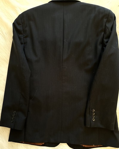 Men’s Jos. A Bank Blue Blazer Size 42 XL Slim Fit/ Pre/Owned - Picture 2 of 6