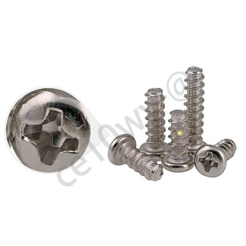 Tornillos autorroscantes de metal Phillips con cabeza de cacerola cola plana - acero enchapado en Ni - Imagen 4 de 6