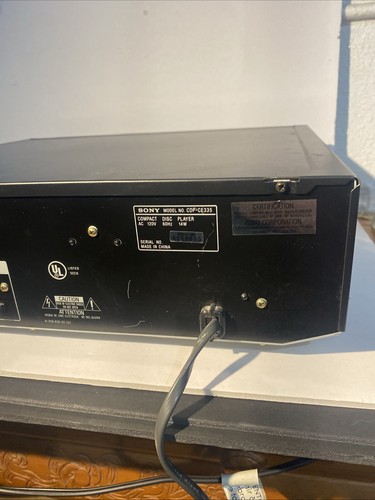 Sony CDP-CE335 5 Disc CD Changer Tested/Works. Remote Not Included - Picture 13 of 15
