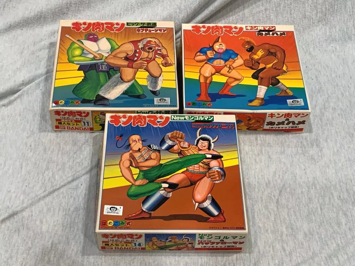 VTG 80s BANDAI Kinnikuman Plastic Model Kit 11 13 14 Lot Made in
