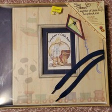 Scrapbook Album Kit Laughter of Little Boys Memory Book 12 x 12 Sue Skeen