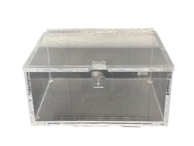 S-CURVE Acrylic Beta Storage Container Top Loading 11  x 8  x 5 ID BC-501