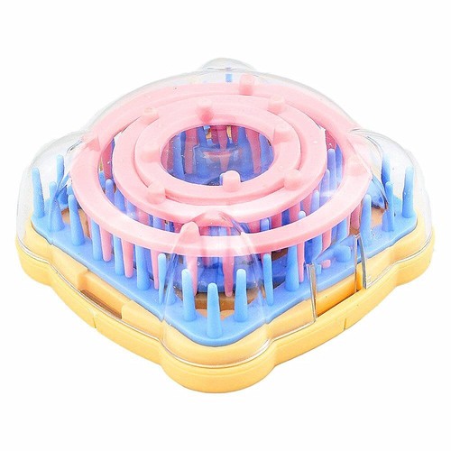 alimitopia flower knitting loom kit,diy wool yarn flower maker weaver tool set w