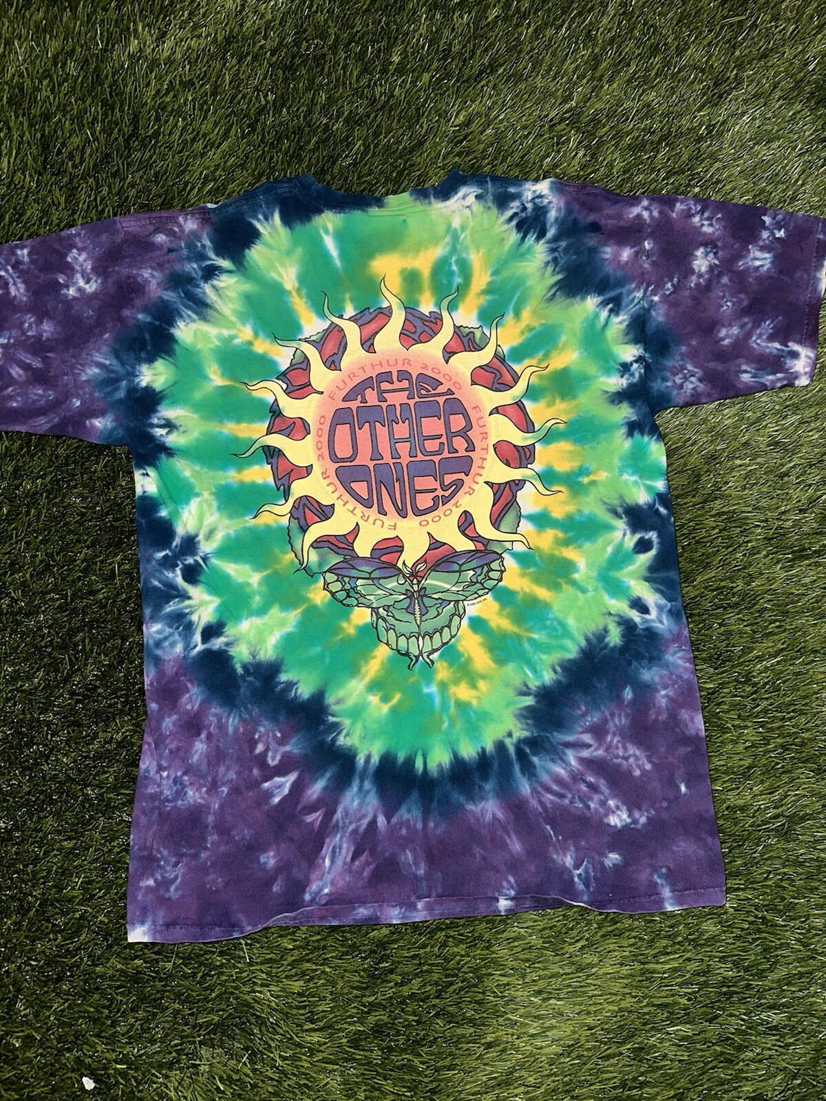 ALTRA Vintage 2000 Grateful Dead The Other Ones Ulteriore Tour Liquid Blue TG X Large RARO