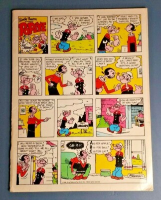 Vintage 1970s King Features Syndicate POPEYE Comic Strip Portfolio