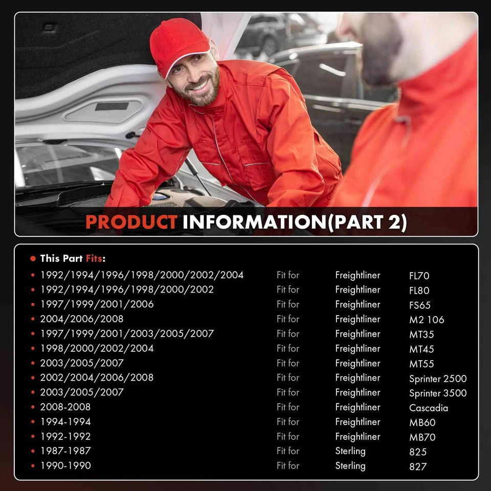 A/C Compressor w/ 6-Groove for Freightliner Cascadia Argosy B2 Columbia Classic - Image 3 of 4